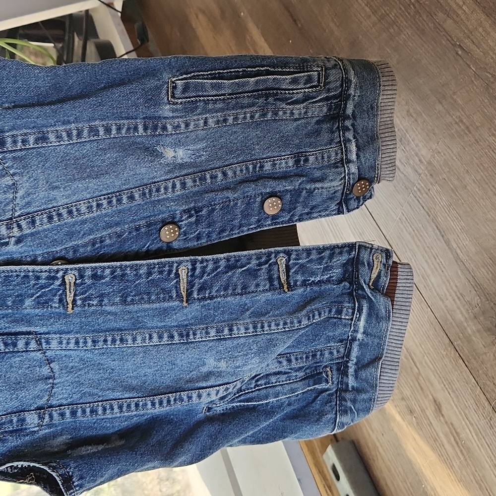 Jean button vest - Picture 2 of 3